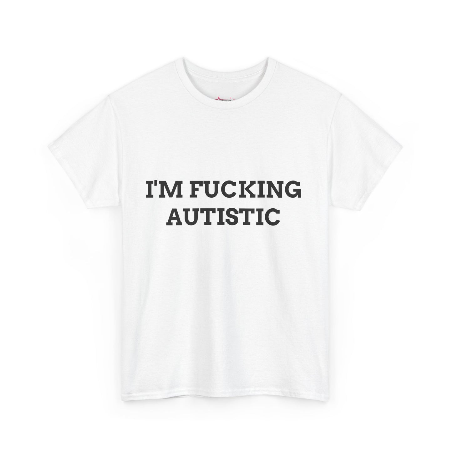 'F*CKING AUTISTIC' (V1) - Unwearablez couple's bundle - WHITE