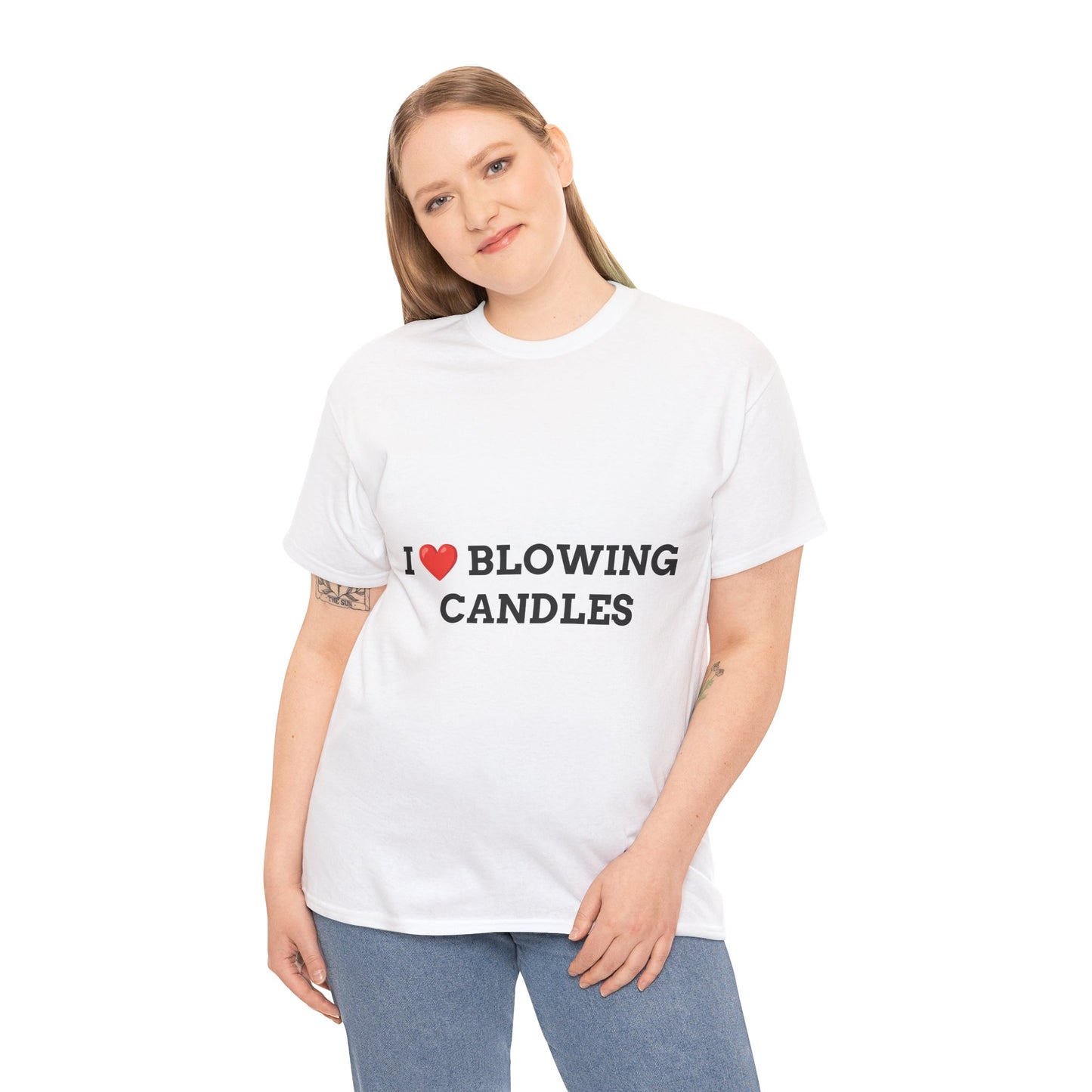 "I LOVE BLOWING CANDLES" - Unwearablez 'BLOWING CANDLES' meme Collection Unisex tee - EU EDITION
