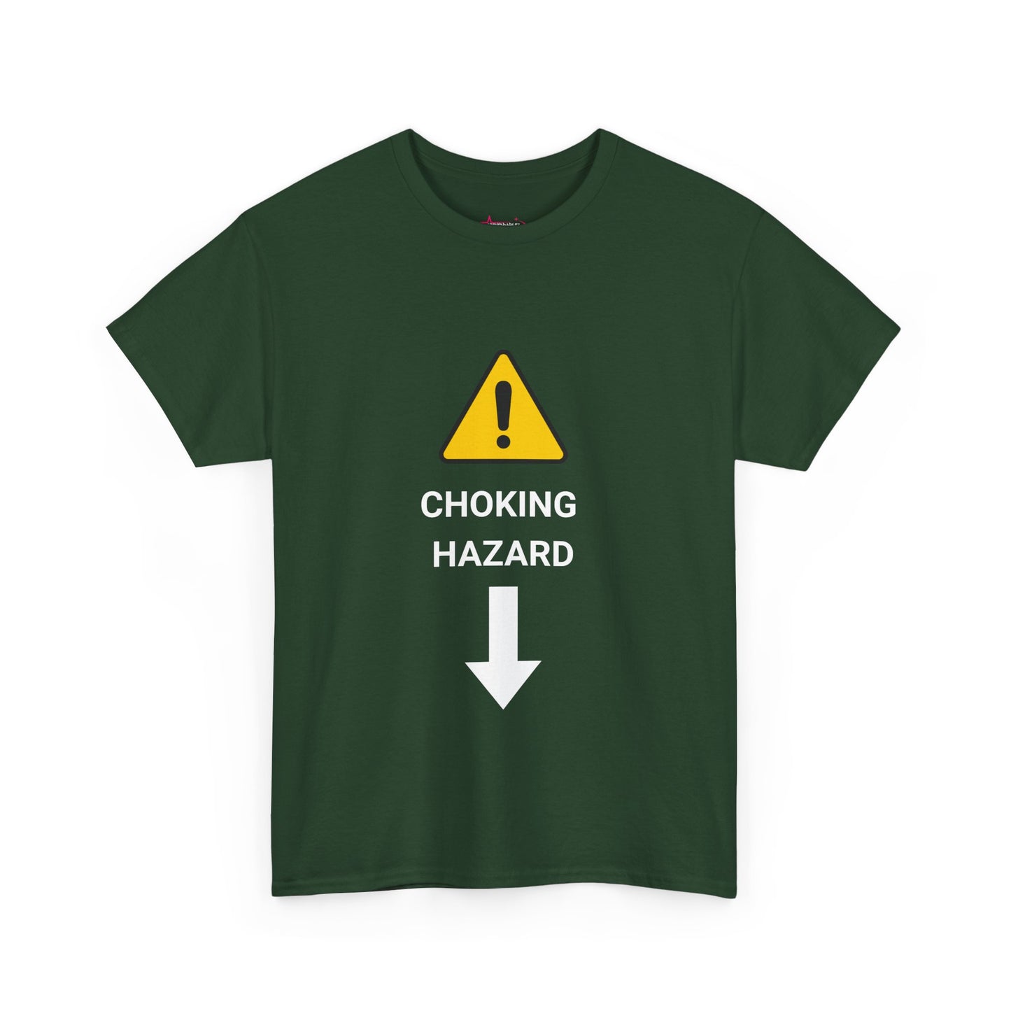 "CHOKING HAZARD' Unwearablez 'Caution' meme Collection Unisex tee - EU EDITION