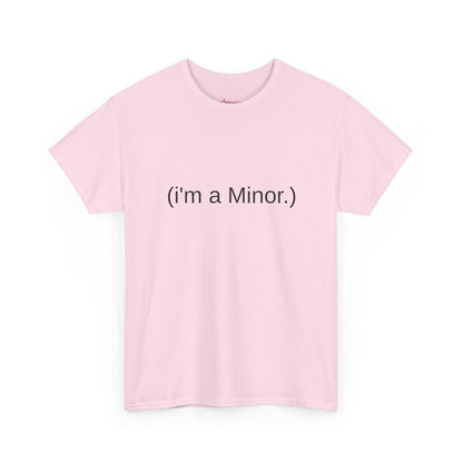 "(i'm a minor)" - Unwearablez 'ILLEGAL' meme Collection Unisex tee - US Edition