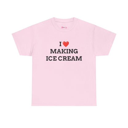 "I love Making Ice Cream" - Unwearablez 'Ice Cream' meme Collection Unisex tee