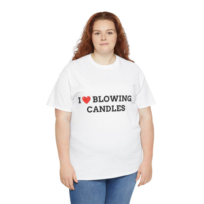 "I love blowing candles" - Unwearablez 'Blowing Candles' meme Collection Unisex tee