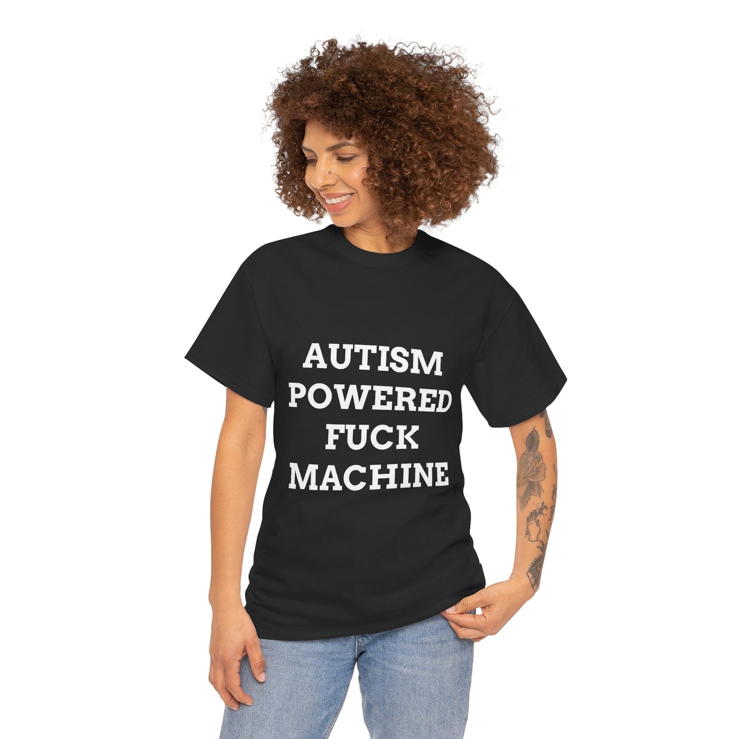"AUTISM POWERED F*CK MACHINE" - Unwearablez 'AUTISM' meme Collection Unisex tee