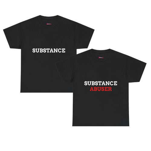 'Substance Abuse' - Unwearablez couple's bundle - BLACK