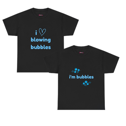 'BLOWING BUBBLES' - Unwearablez couple's bundle - BLACK - EU EDITION