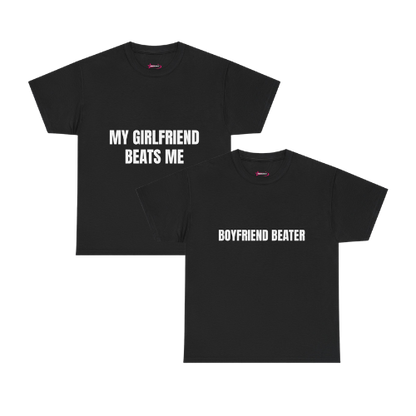 'Boyfriend Beater' - Unwearablez couple's bundle - BLACK