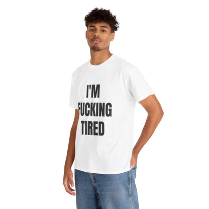 'I'M TIRED ' - Unwearablez couple's bundle - WHITE