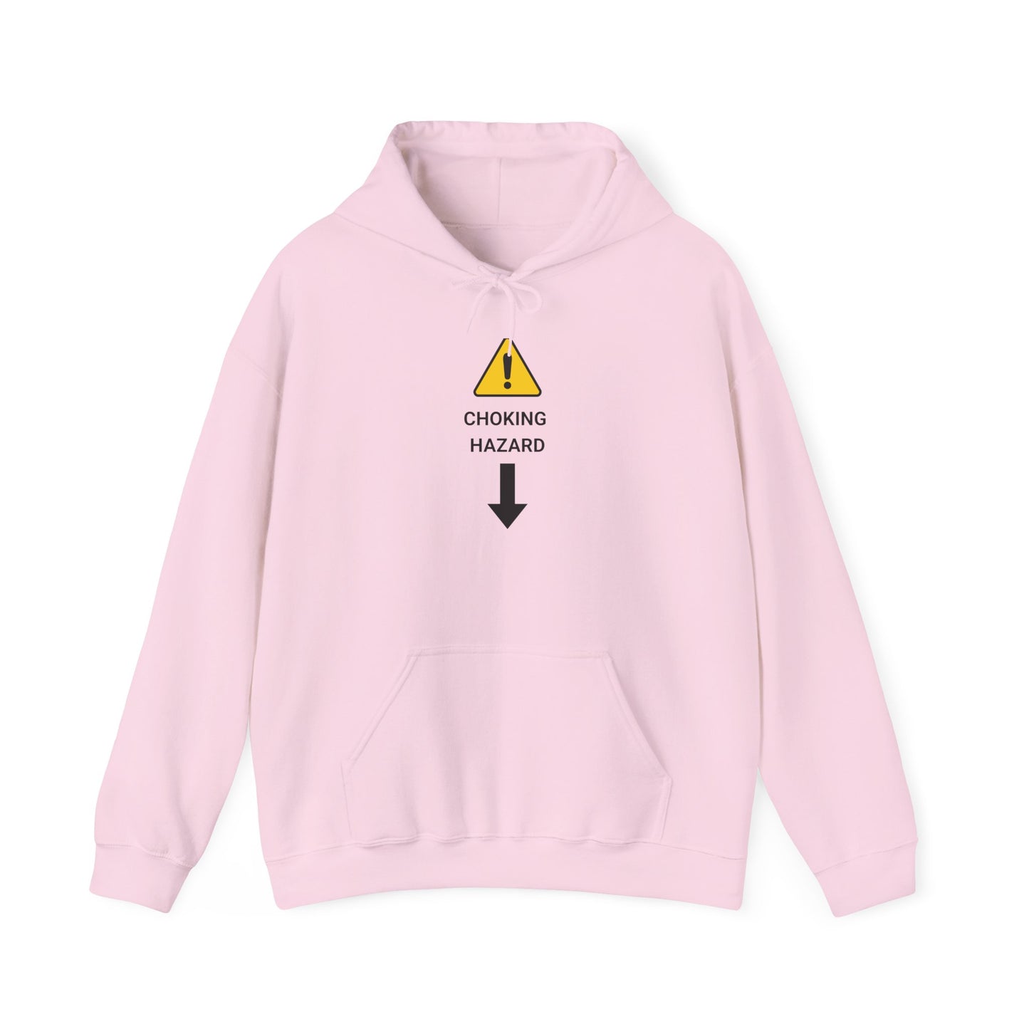 "CHOKING HAZARD' Unwearablez 'Caution' meme Collection Unisex Hoodie