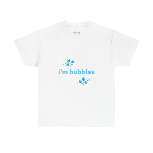 "I'M BUBBLES" - Unwearablez 'BLOWING BUBBLES' meme Collection Unisex tee - EU EDITION