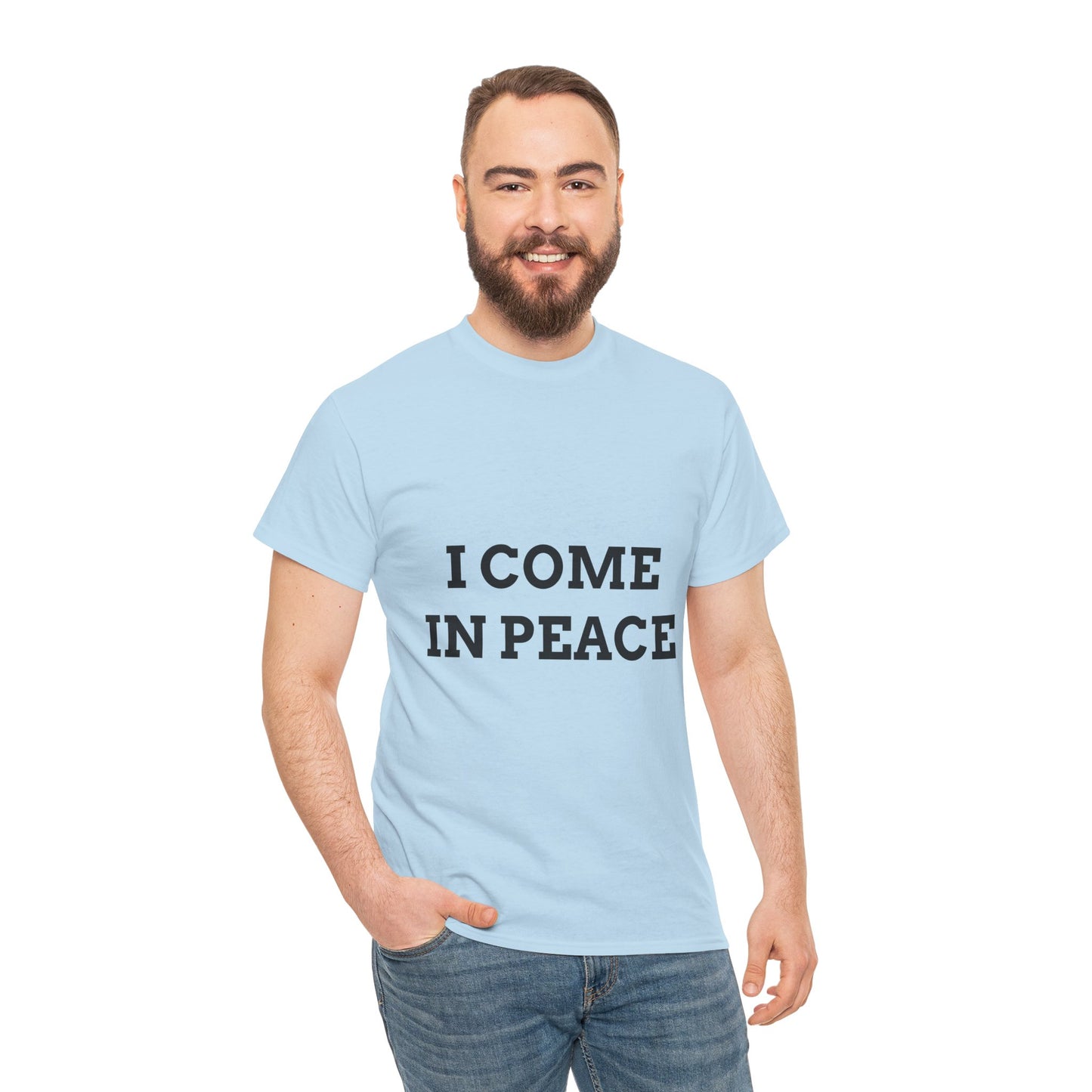 "I COME IN PEACE" - Unwearablez 'PEACE' meme Collection Unisex tee - EU Edition