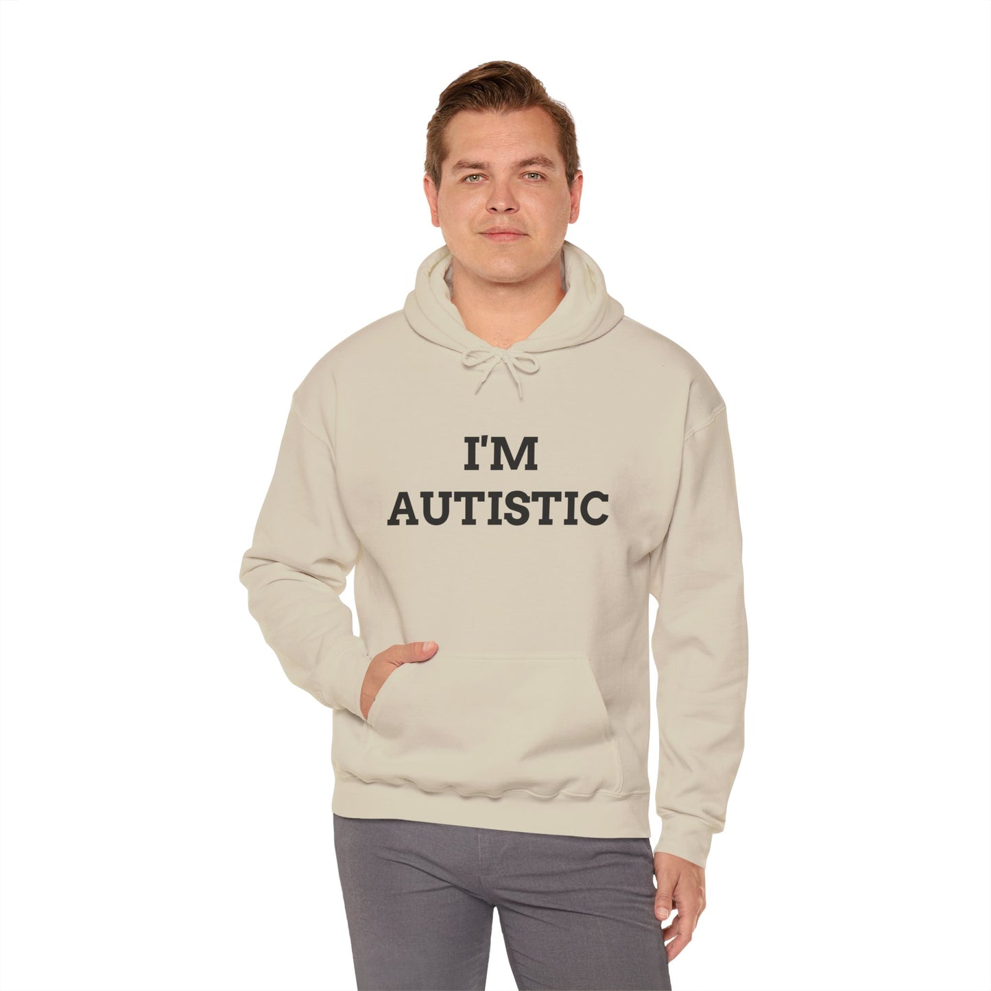 "I'M AUTISTIC" Unwearablez 'AUTISM' meme Collection Unisex Hoodie