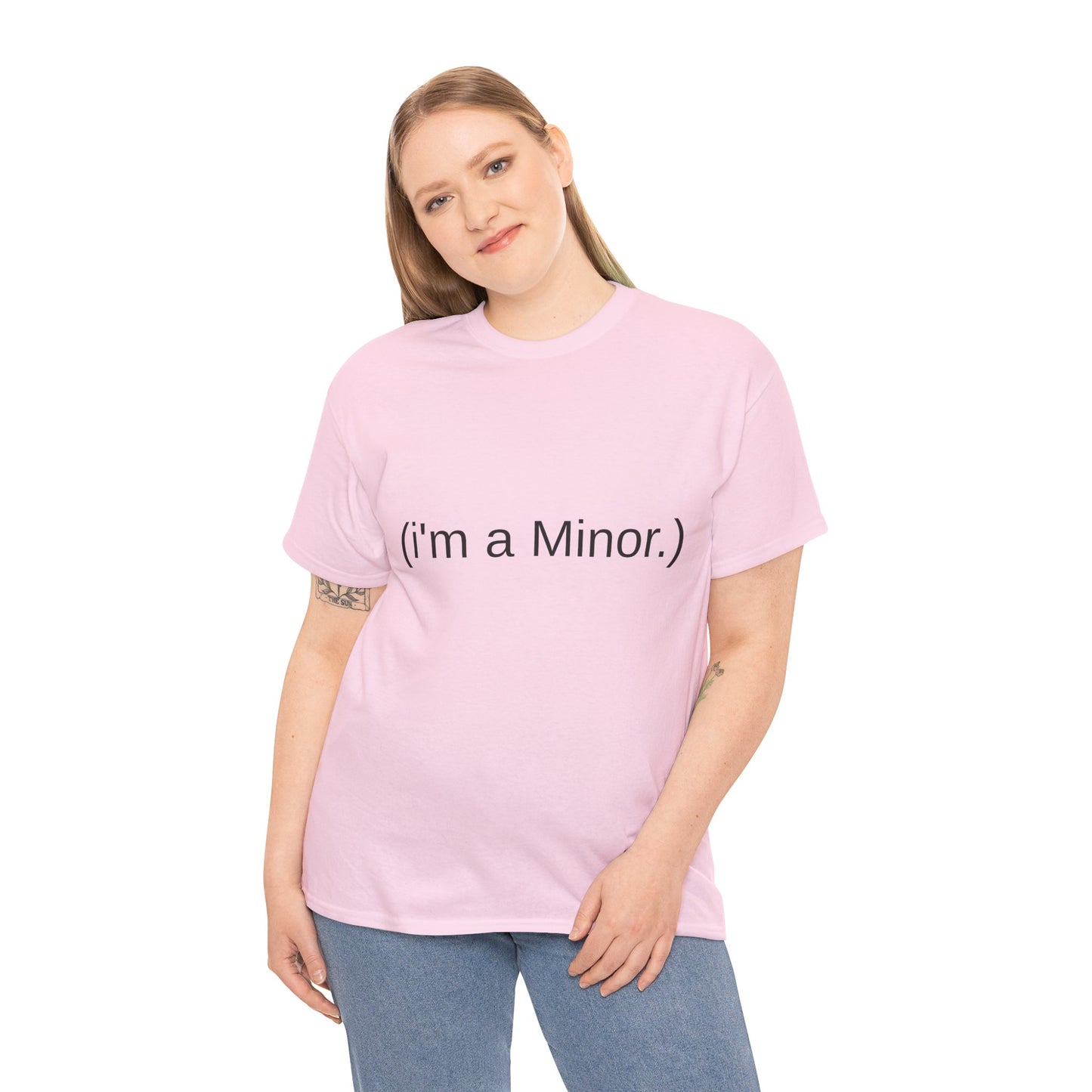 "(i'm a minor.)" - Unwearablez 'ILLEGAL' meme Collection Unisex tee - EU Edition