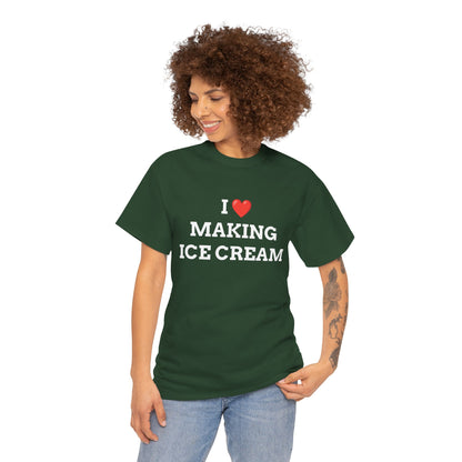 "I love Making Ice Cream" - Unwearablez 'Ice Cream' meme Collection Unisex tee