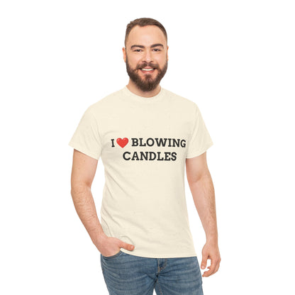 "I love blowing candles" - Unwearablez 'Blowing Candles' meme Collection Unisex tee