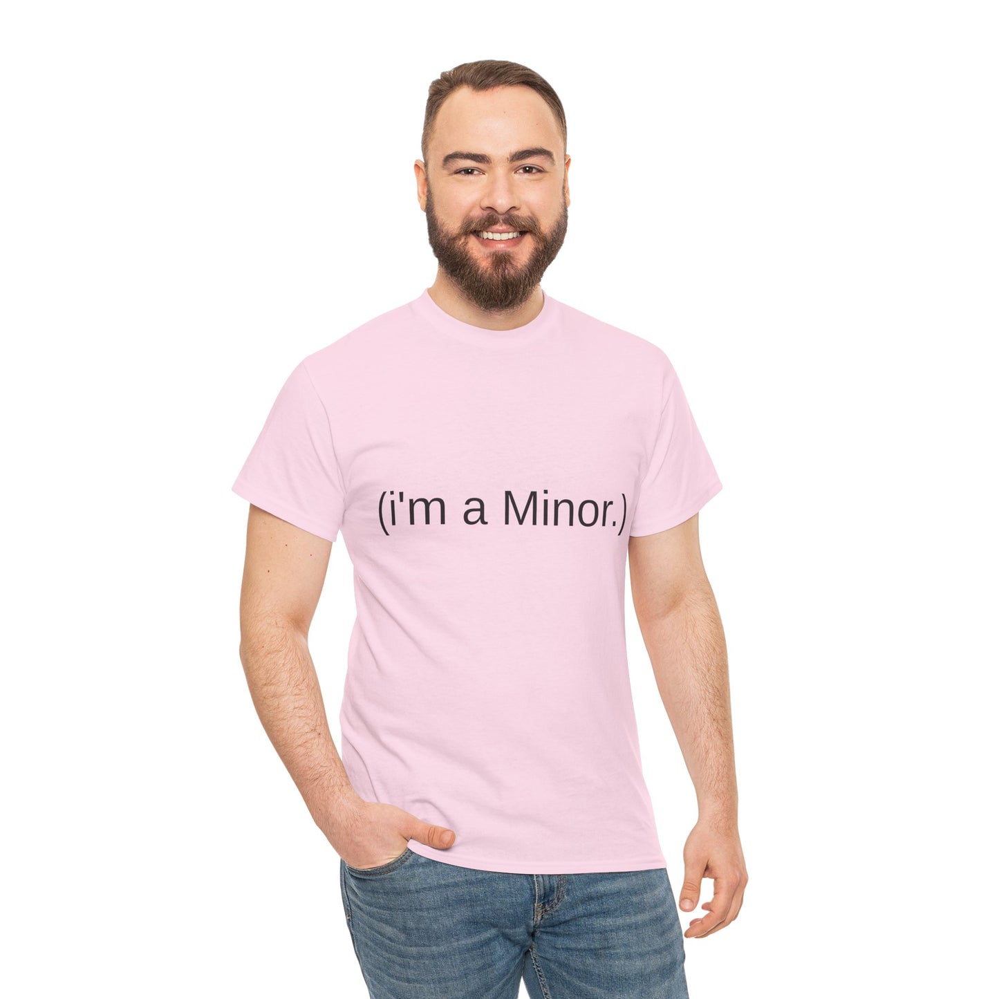 "(i'm a minor.)" - Unwearablez 'ILLEGAL' meme Collection Unisex tee - EU Edition