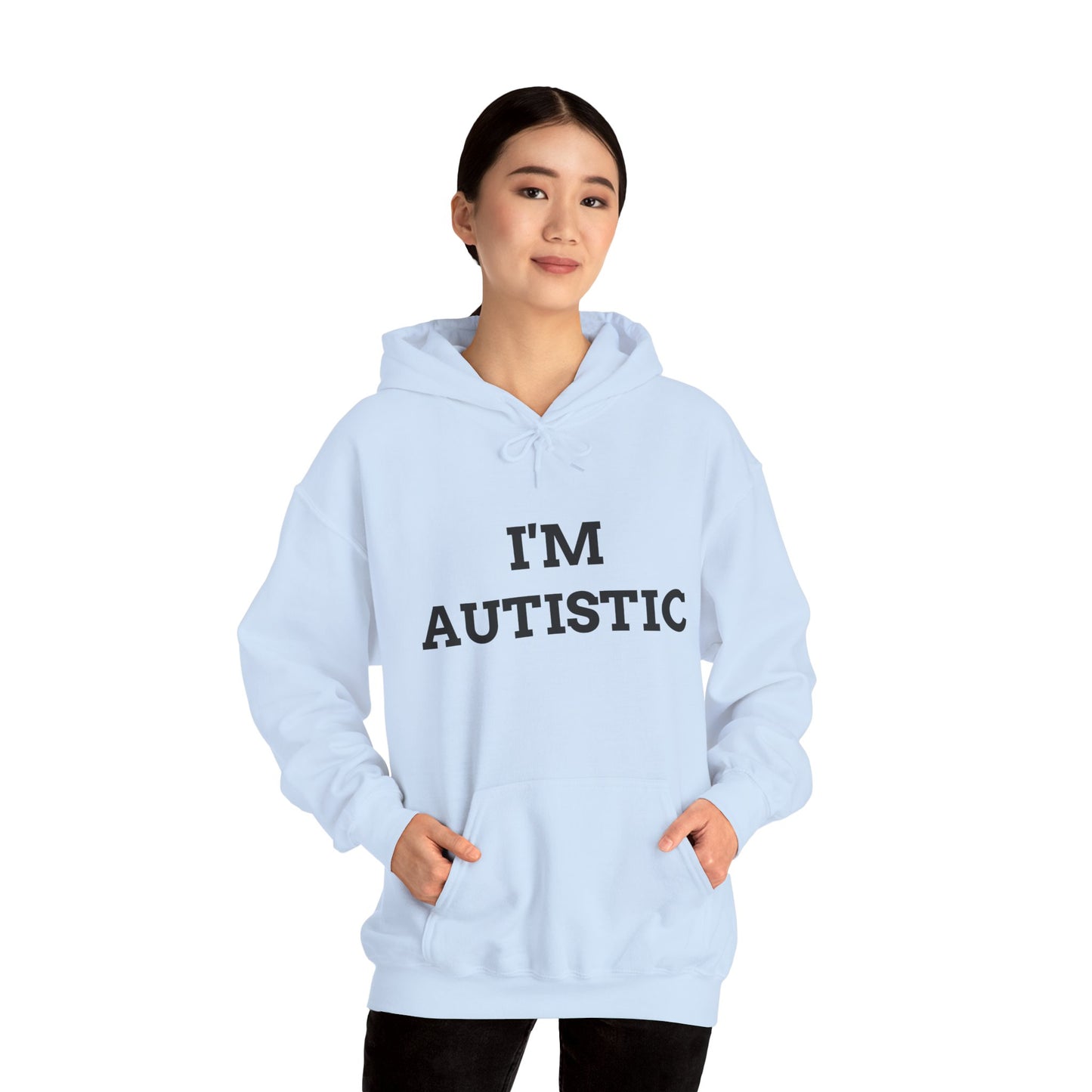 "I'M AUTISTIC" Unwearablez 'AUTISM' meme Collection Unisex Hoodie