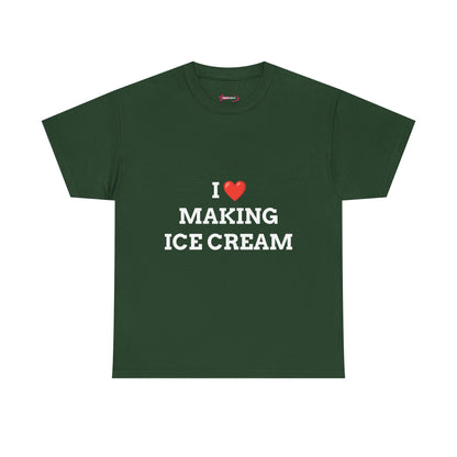 "I LOVE MAKING ICE CREAM" - Unwearablez 'ICE CREAM' meme Collection Unisex tee - EU EDITION