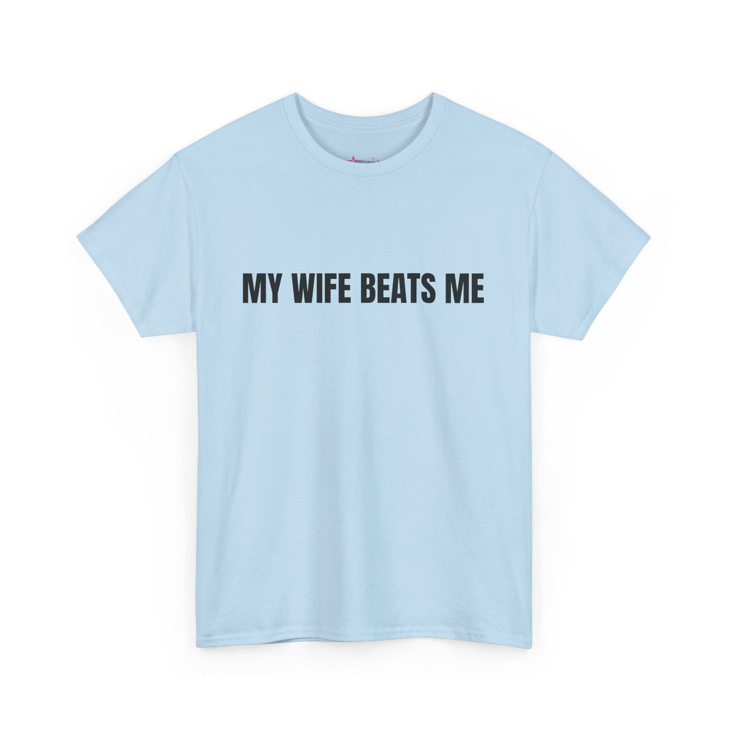 "My wife beats me" - Unwearablez 'Domestic' meme Collection Unisex tee