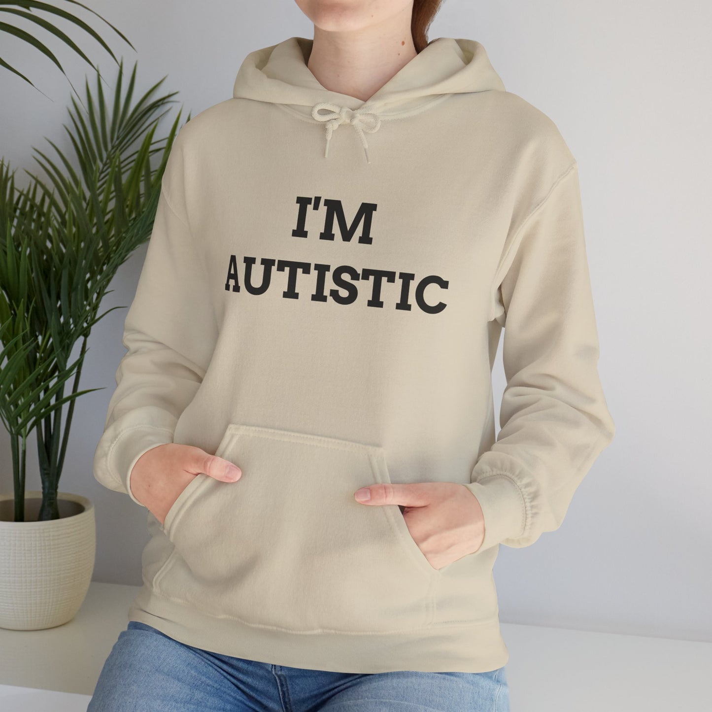 "I'M AUTISTIC" Unwearablez 'AUTISM' meme Collection Unisex Hoodie