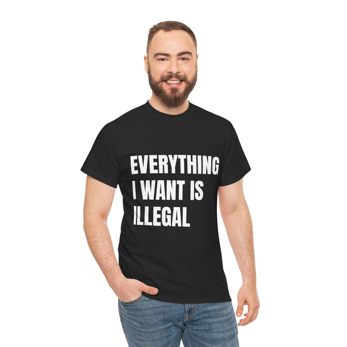 "ILLEGAL" - Unwearablez 'ILLEGAL' Collection couple's bundle in Black - US Edition
