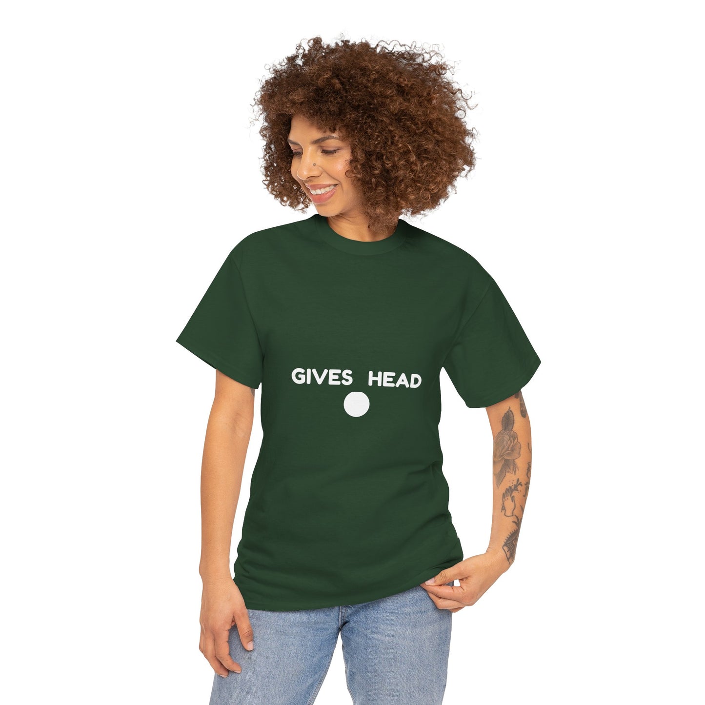 "GIVES HEAD" - Unwearablez 'NEEDS HEAD' meme Collection Unisex tee - EU EDITION