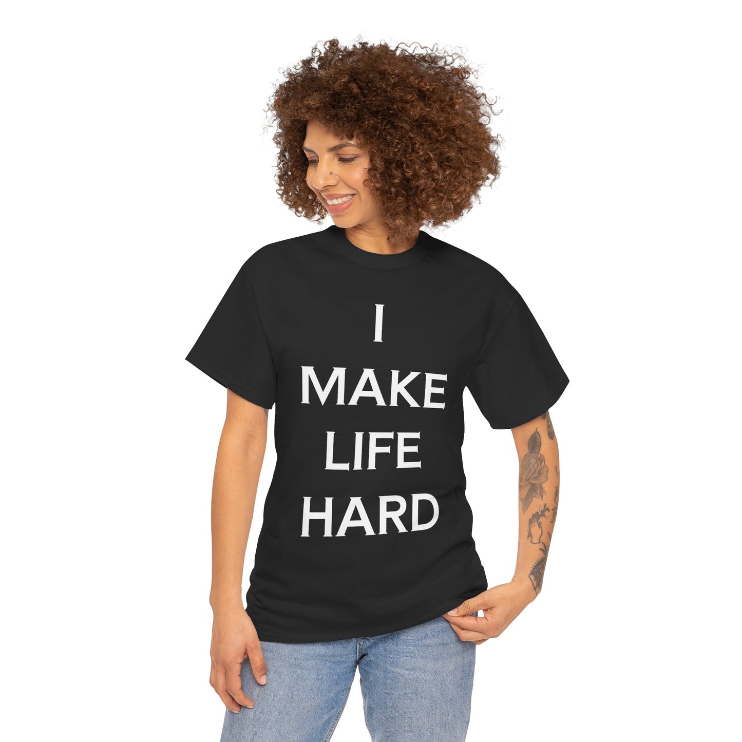'I MAKE LIFE HARD' - Unwearablez couple's bundle - BLACK