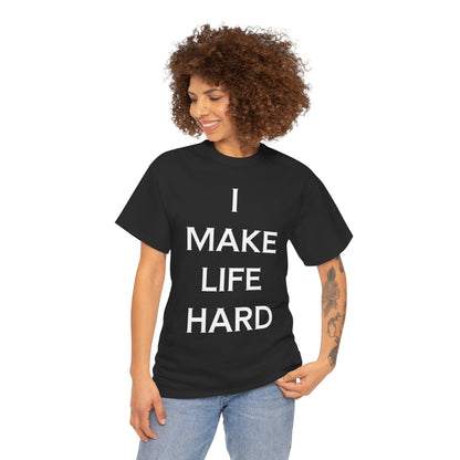 'I MAKE LIFE HARD' - Unwearablez couple's bundle - BLACK