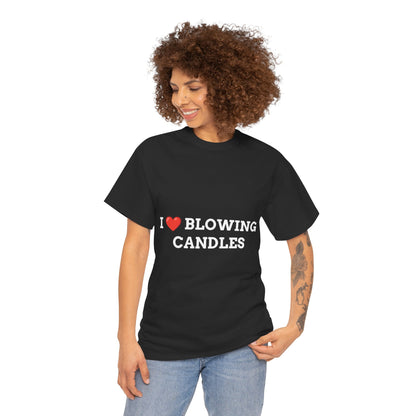 "I LOVE BLOWING CANDLES" - Unwearablez 'BLOWING CANDLES' meme Collection Unisex tee - EU EDITION