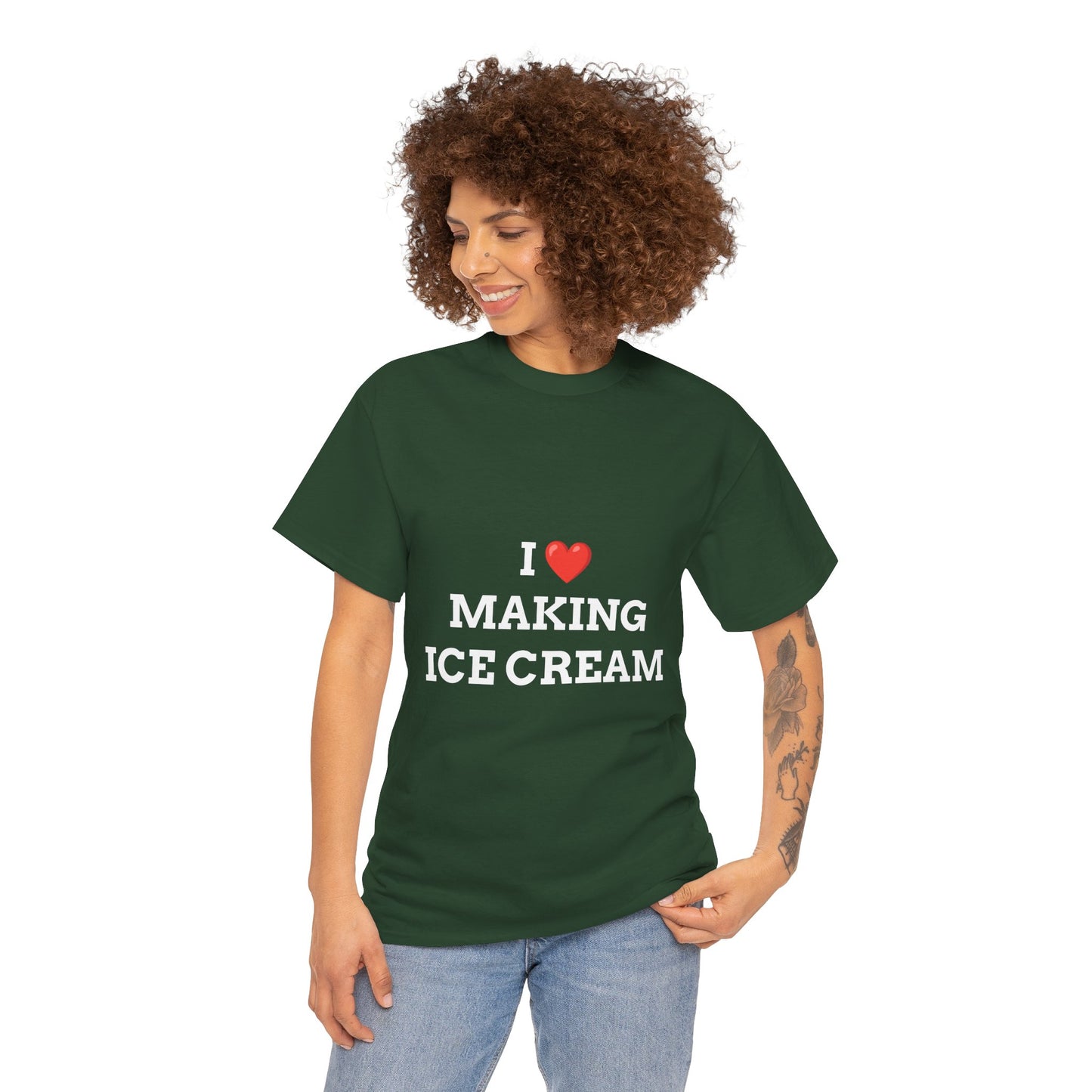 "I LOVE MAKING ICE CREAM" - Unwearablez 'ICE CREAM' meme Collection Unisex tee - EU EDITION