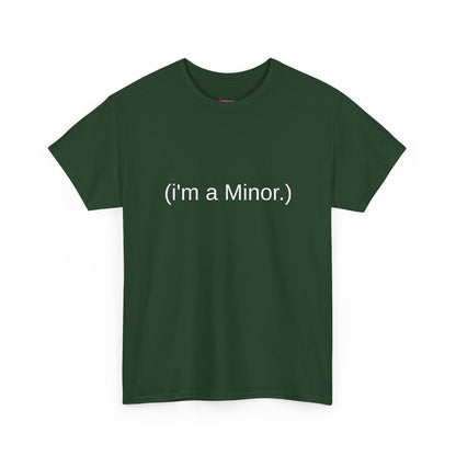 "(i'm a minor)" - Unwearablez 'ILLEGAL' meme Collection Unisex tee - US Edition
