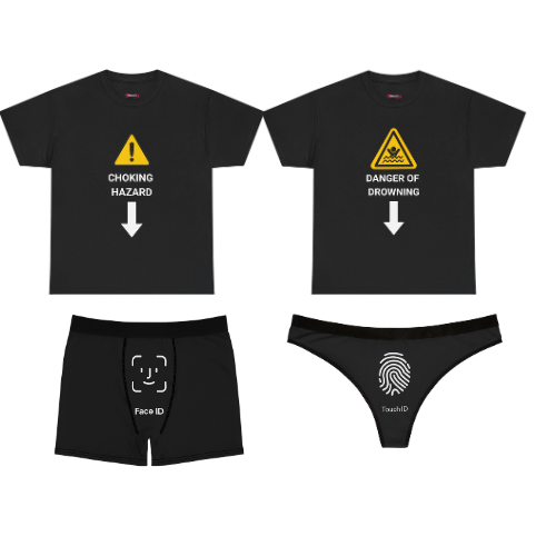 ID x CAUTION - Unwearablez' couple's 4 in 1 bundle - US EDITION