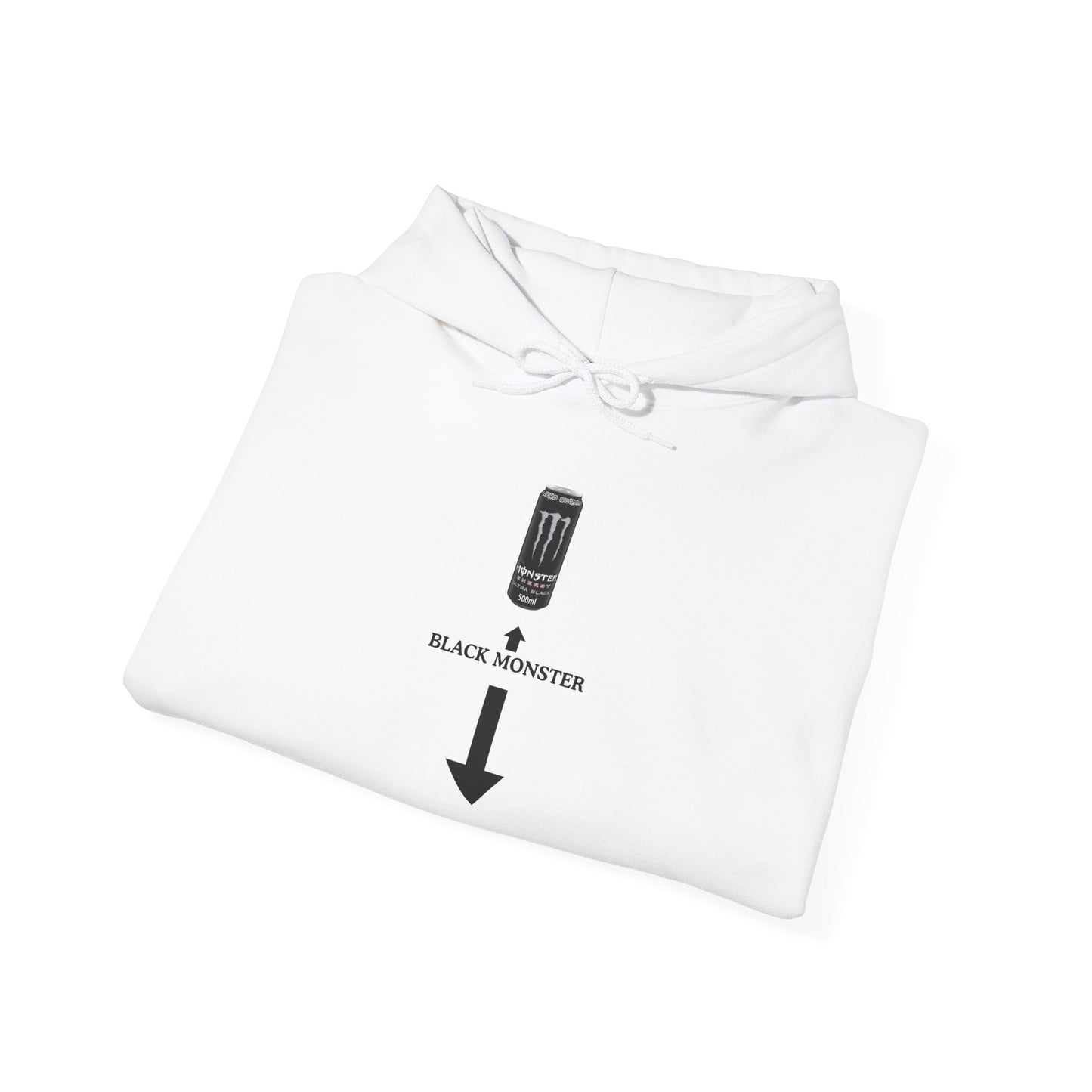 'Black Monster' Unwearablez 'Monster' meme Collection Unisex Hoodie