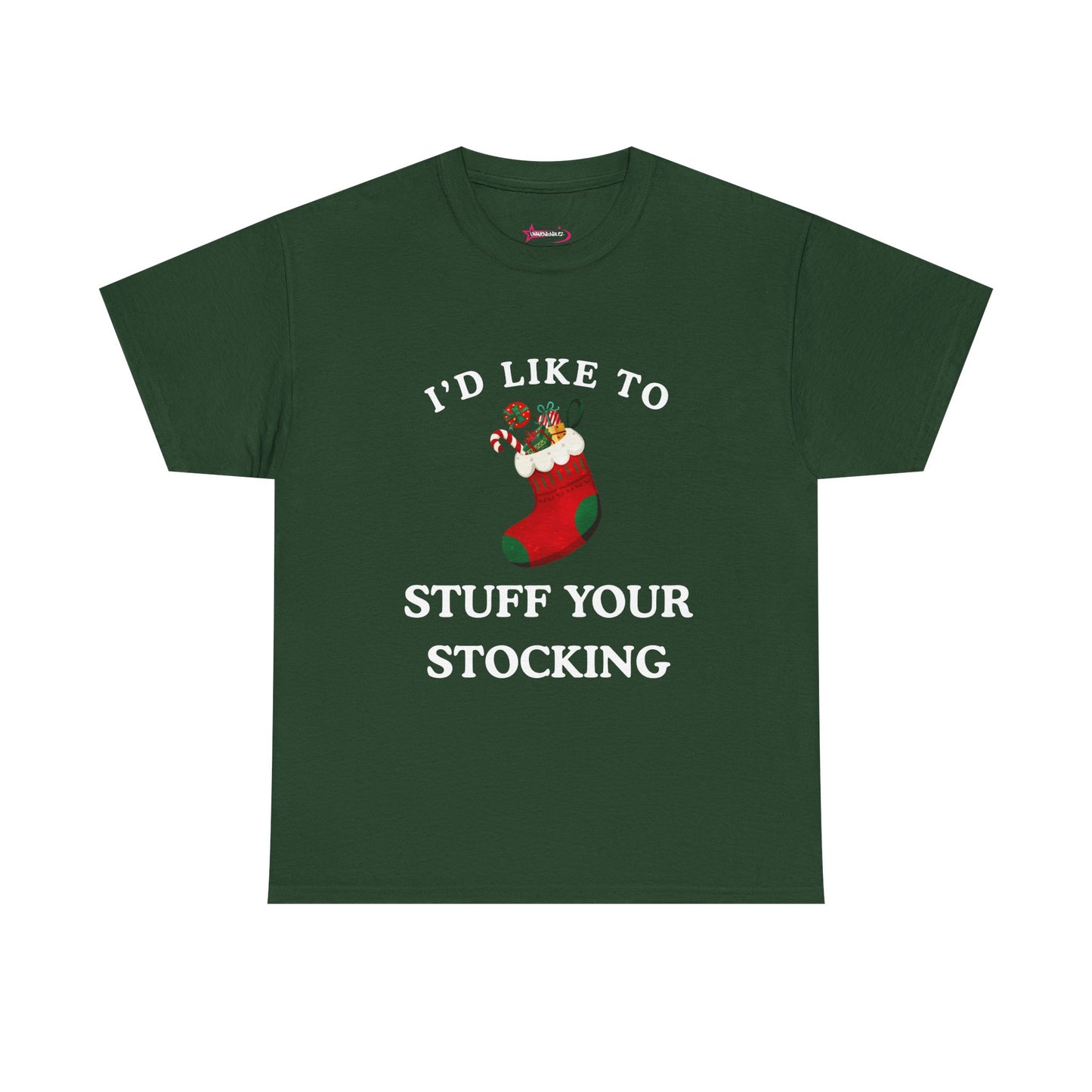 "I'D LIKE TO STUFF YOUR STOCKING" - Unwearablez' 'Xmas' Collection Unisex tee - US Edition