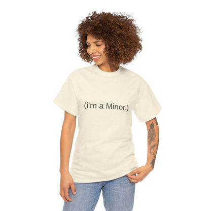 "(i'm a minor)" - Unwearablez 'ILLEGAL' meme Collection Unisex tee - US Edition
