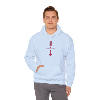 "Pink Monster" Unwearablez 'Monster' meme Collection Unisex Hoodie