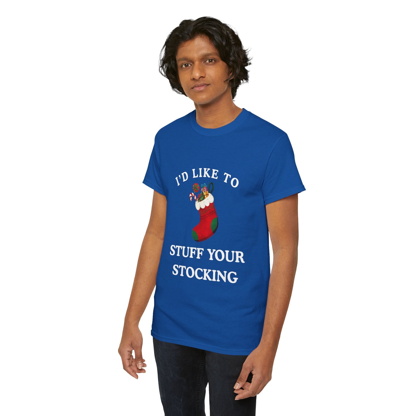 "I'D LIKE TO STUFF YOUR STOCKING" - Unwearablez' 'Xmas' Collection Unisex tee - US Edition