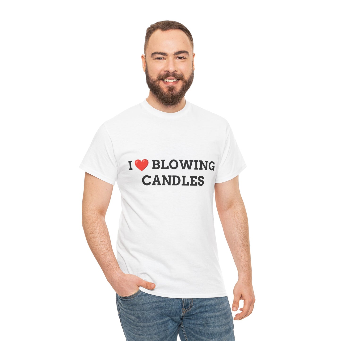 "I love blowing candles" - Unwearablez 'Blowing Candles' meme Collection Unisex tee