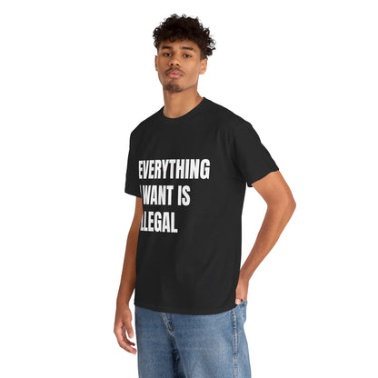 "ILLEGAL" - Unwearablez 'ILLEGAL' Collection couple's bundle in Black - US Edition