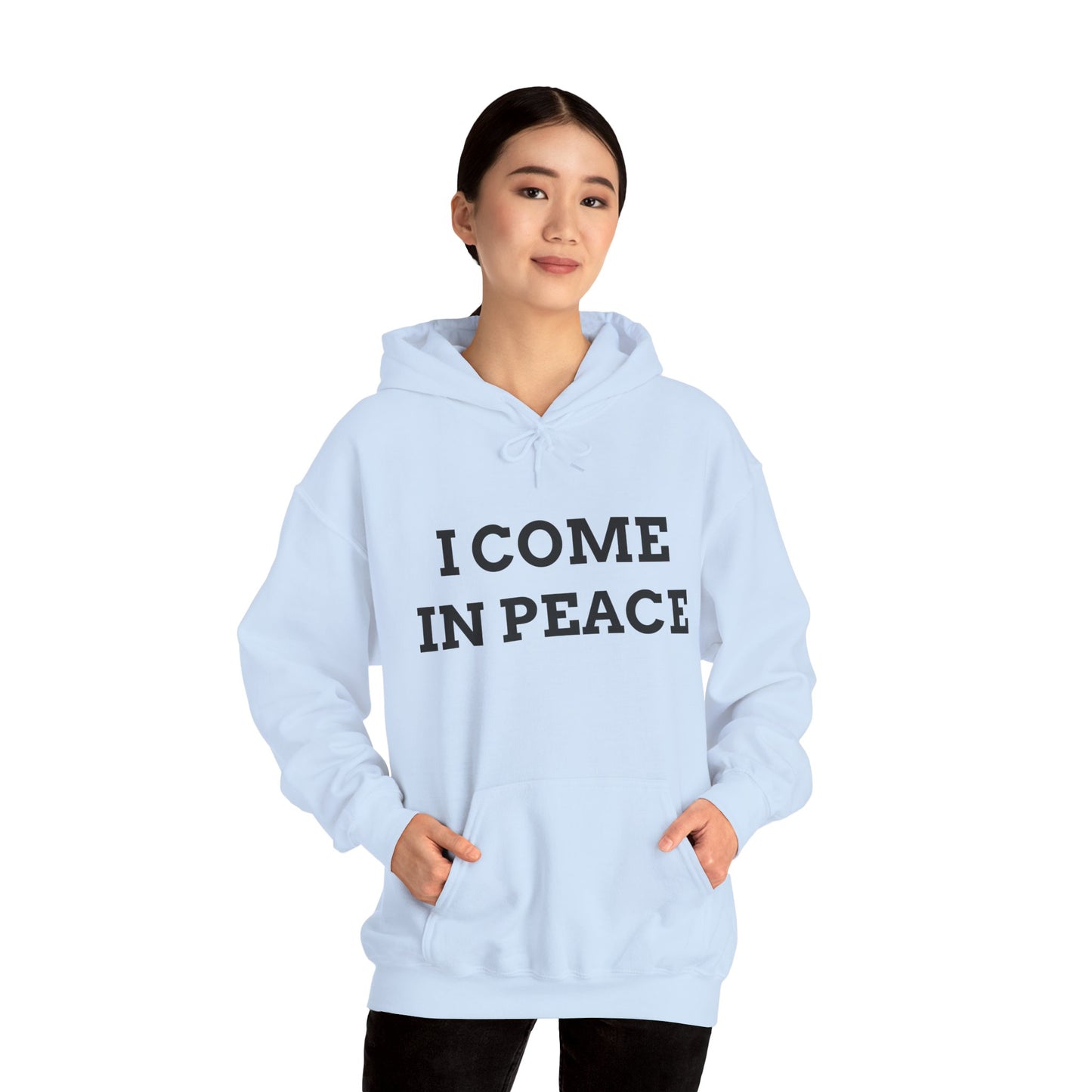 "I Come in Peace" Unwearablez 'Peace' meme Collection Unisex Hoodie
