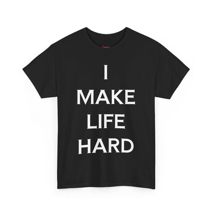 'I MAKE LIFE HARD' - Unwearablez couple's bundle - BLACK