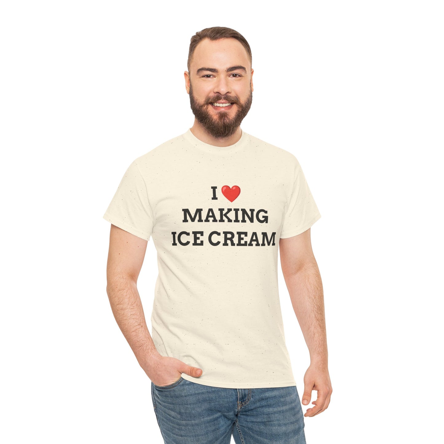 "I love Making Ice Cream" - Unwearablez 'Ice Cream' meme Collection Unisex tee