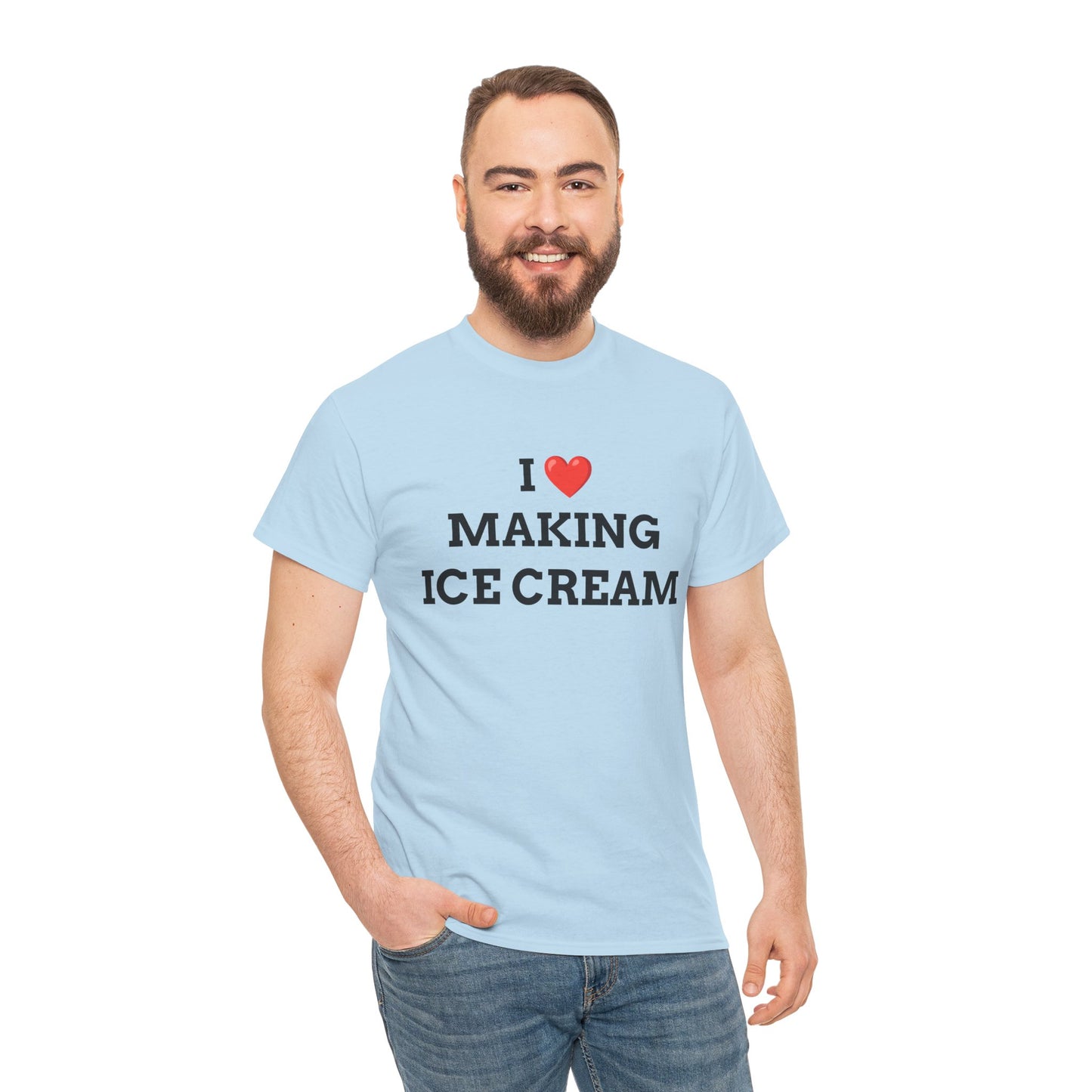 "I love Making Ice Cream" - Unwearablez 'Ice Cream' meme Collection Unisex tee
