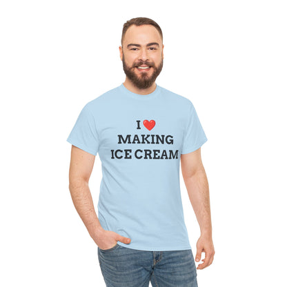 "I love Making Ice Cream" - Unwearablez 'Ice Cream' meme Collection Unisex tee