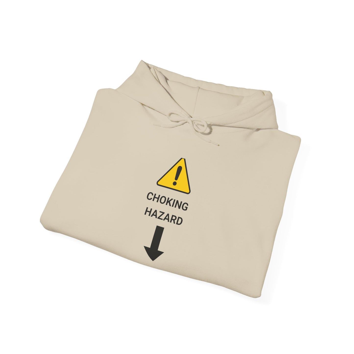 "CHOKING HAZARD' Unwearablez 'Caution' meme Collection Unisex Hoodie