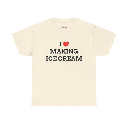 "I love Making Ice Cream" - Unwearablez 'Ice Cream' meme Collection Unisex tee