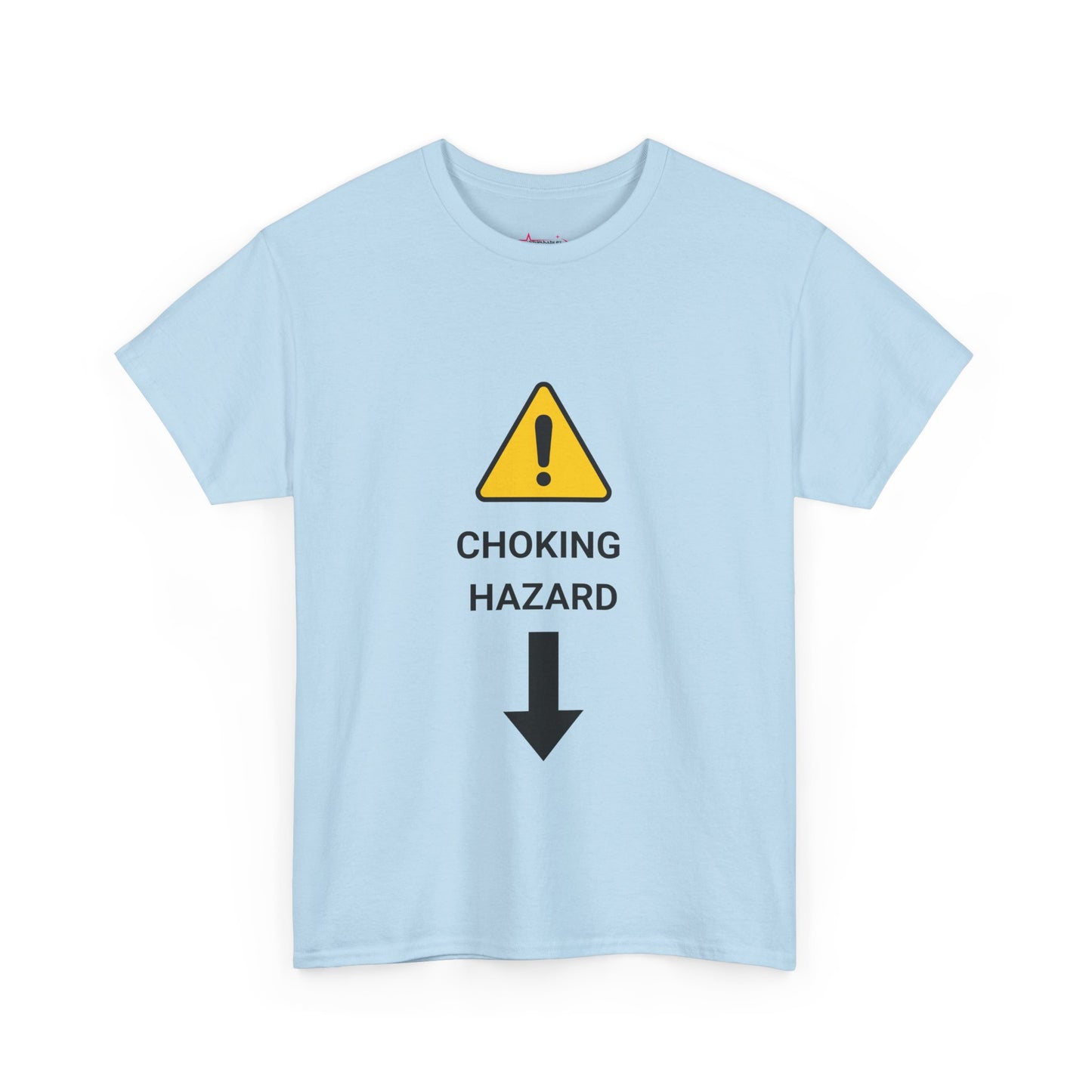 "CHOKING HAZARD' Unwearablez 'Caution' meme Collection Unisex tee - EU EDITION