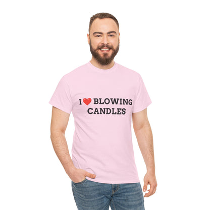 "I love blowing candles" - Unwearablez 'Blowing Candles' meme Collection Unisex tee