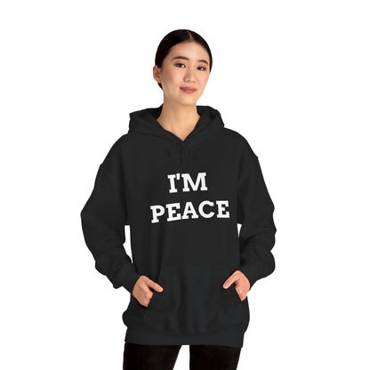 'I COME IN PEACE' - Unwearablez 'Peace' Collection 2 in 1 Couple's Hoodie Bundle in BLACK - US Edition.