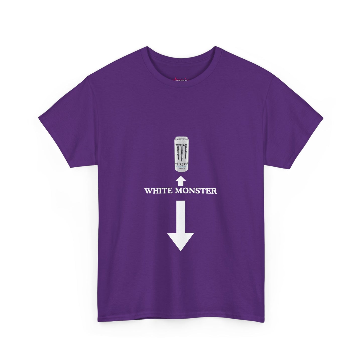 "White Monster" - Unwearablez 'Monster' meme Collection Unisex tee