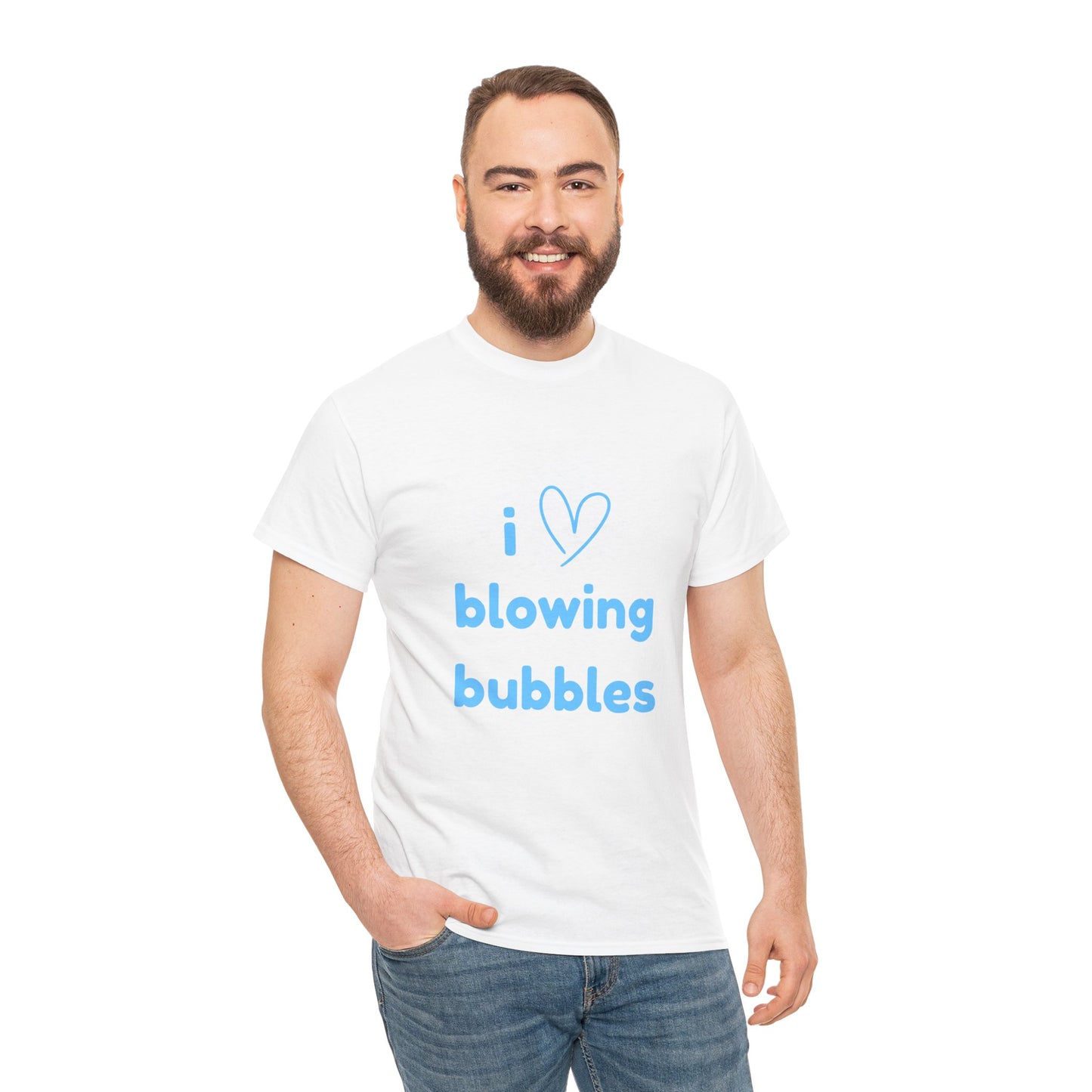 "I love blowing bubbles" - Unwearablez "Blowing Bubbles" Collection Unisex tee